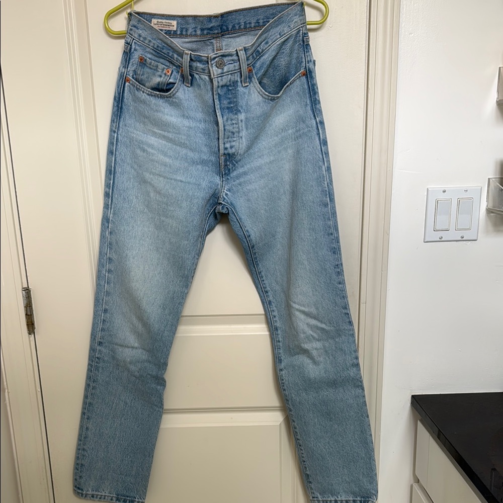 Levi's Blue Straight Leg Classic Denim Jeans